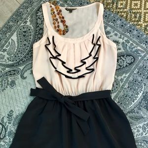 Express Pink & Black Dress